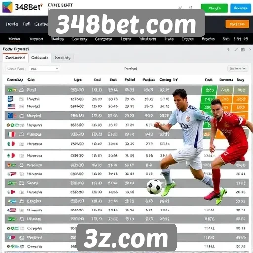 Comparativo de odds entre 348bet e concorrentes